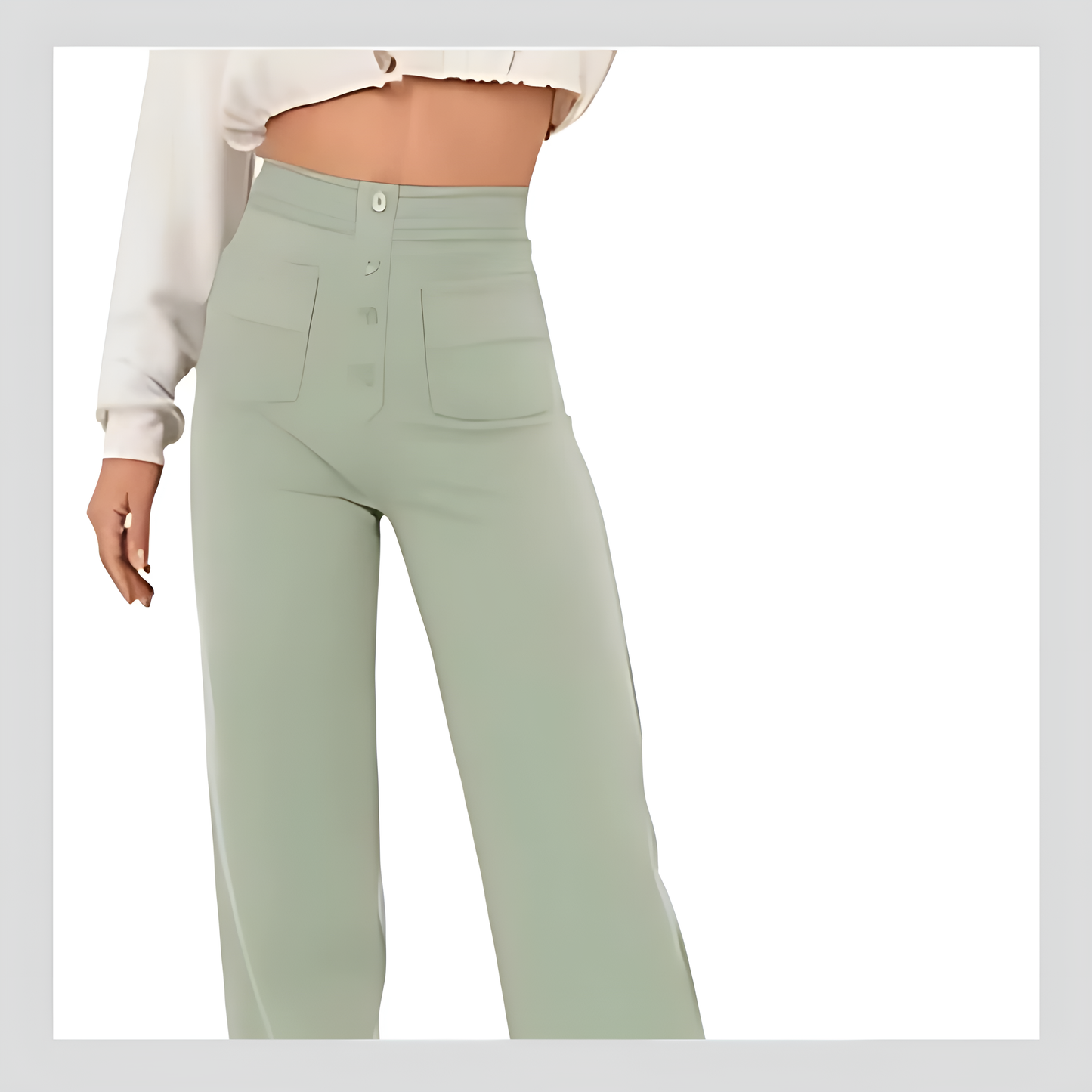 Women's Casual High Waist Stretch Pants