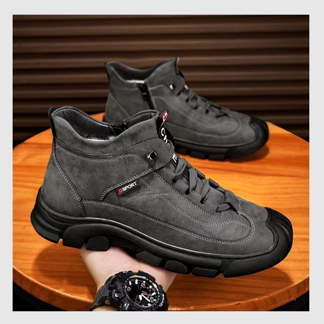 Men's Padded Warm Leather Shoes