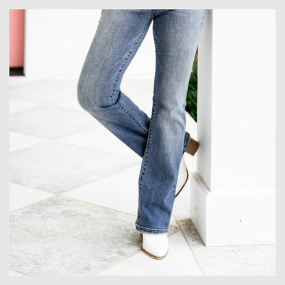 Mid-Rise Women's Bootcut Jeans - Britima™