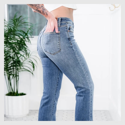 Mid-Rise Women's Bootcut Jeans - Britima™